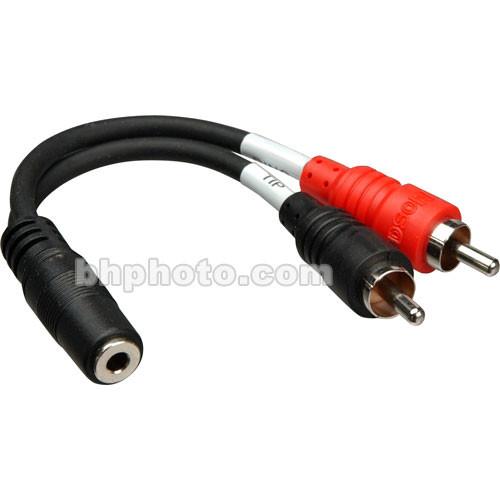 Hosa Technology Stereo Mini (3.5mm) Female to 2 RCA Male YMR-197