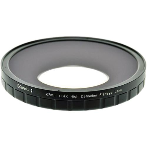 Opteka 67mm 0.4X HD Large Element Fisheye Lens Adapter OPT674PF