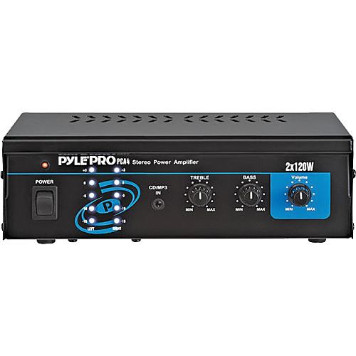 Pyle Pro PCA4 Mini 2 x 120 Watt Stereo Power Amplifier PCA4