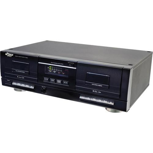 Pyle Pro PT-659DU Dual Stereo Cassette Deck w/Tape USB PT659DU