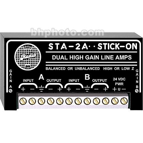 RDL  STA-2A Dual High-Gain Line Amplifier STA-2A, RDL, STA-2A, Dual, High-Gain, Line, Amplifier, STA-2A, Video