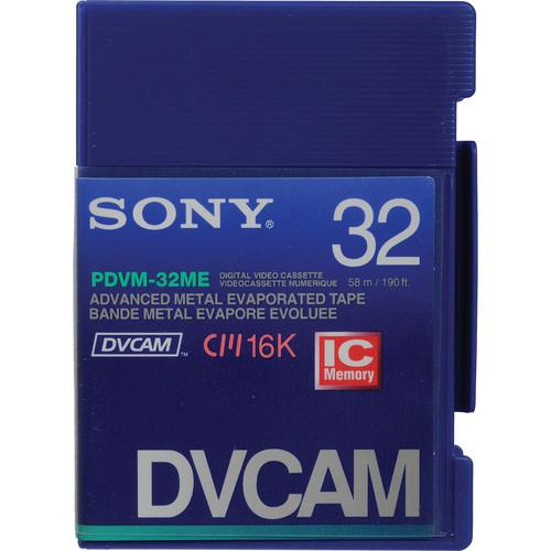 Sony PDVM-32ME/2 DVCAM Mini Videocassette (Mini) PDVM32ME/2, Sony, PDVM-32ME/2, DVCAM, Mini, Videocassette, Mini, PDVM32ME/2,