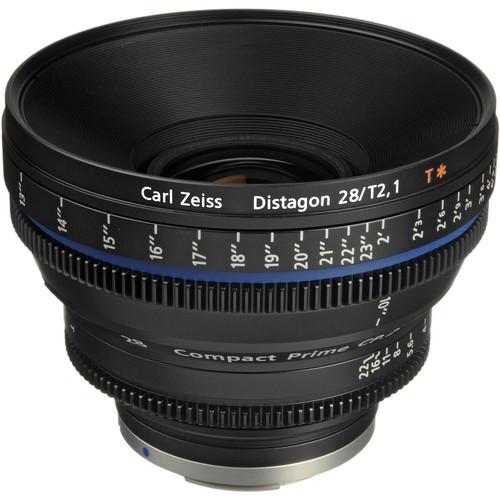 Zeiss Compact Prime CP.2 28mm/T2.1 Cine Lens (EF Mount) 1834-248, Zeiss, Compact, Prime, CP.2, 28mm/T2.1, Cine, Lens, EF, Mount, 1834-248