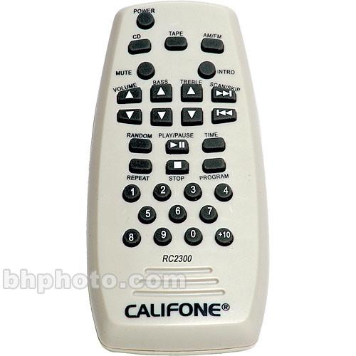 Califone  RC-2300 IR Remote Control RC-2300, Califone, RC-2300, IR, Remote, Control, RC-2300, Video