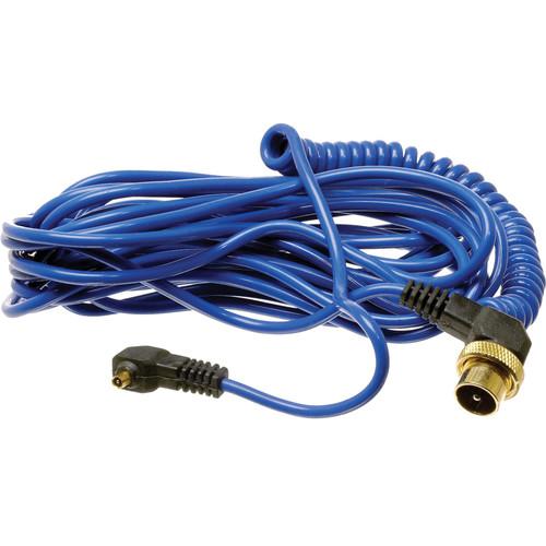 Elinchrom PC to Amphenol Spiral Deluxe Sync Cord (16') EL11074, Elinchrom, PC, to, Amphenol, Spiral, Deluxe, Sync, Cord, 16', EL11074