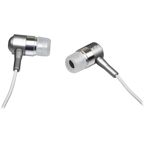 Ikey Audio ED-E180 EarDrumz In-Ear Headphones (Silver) EDE180SIL