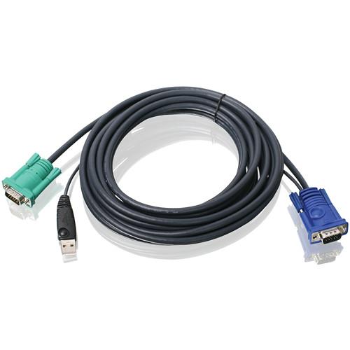 IOGEAR  16' VGA USB KVM Cable G2L5205U, IOGEAR, 16', VGA, USB, KVM, Cable, G2L5205U, Video