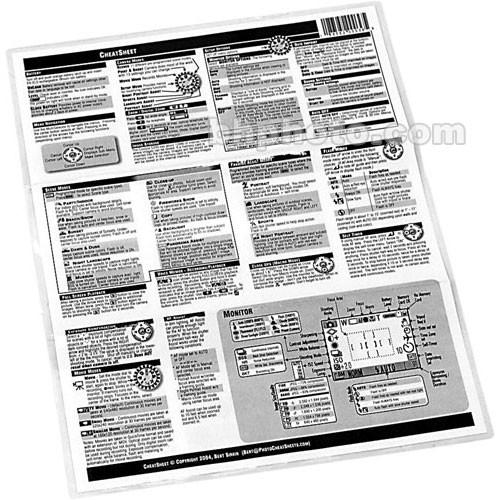 PhotoBert CheatSheet for Nikon D2XS/D2X Digital SLR TB71-06