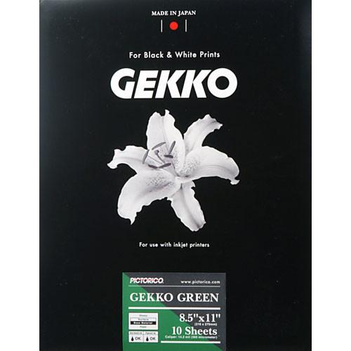 Pictorico Gekko Green Paper (330gsm) for Inkjet - 8.5x11