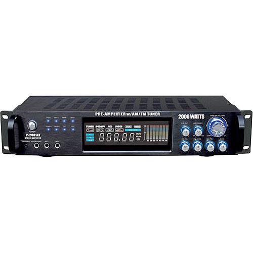 Pyle Pro P2001AT 2000W Hybrid Pre-Amplifier with AM/FM P2001AT
