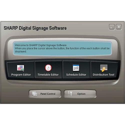 Sharp PN-SS01 Sharp Digital Signage Software (SDSS) PN-SS01