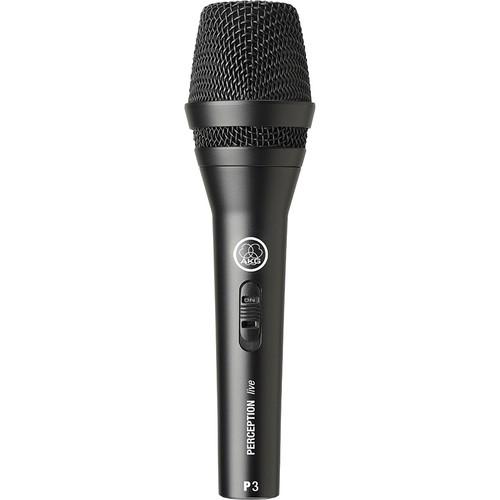 AKG  P 3 S Dynamic Microphone 3100H00140, AKG, P, 3, S, Dynamic, Microphone, 3100H00140, Video