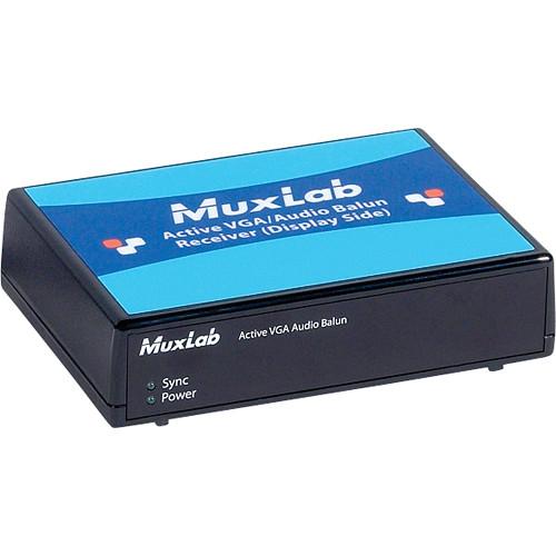 MuxLab  Active VGA/Audio Balun (RX) 500147, MuxLab, Active, VGA/Audio, Balun, RX, 500147, Video