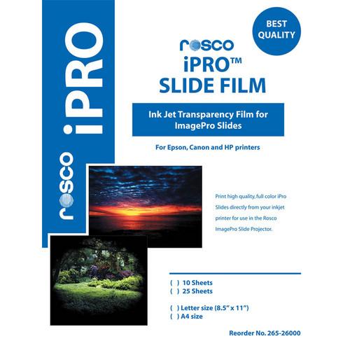 Rosco iPro Slide Film Letter Size (10 Sheet Pack) 265279950010