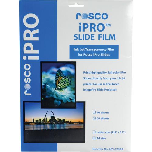 Rosco iPro Slide Film Letter Size (25 Sheet Pack) 265279950025