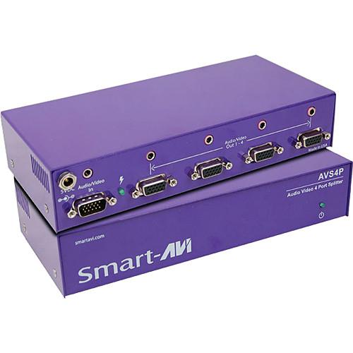 Smart-AVI  AVS4PS 4-port Splitter AVS4PS