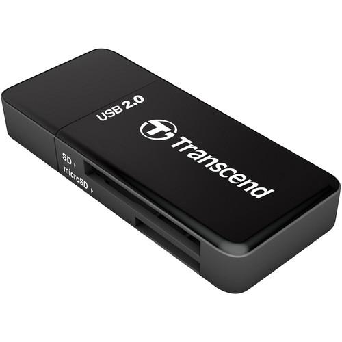 Transcend Compact Card Reader P5 (Black) TS-RDP5K