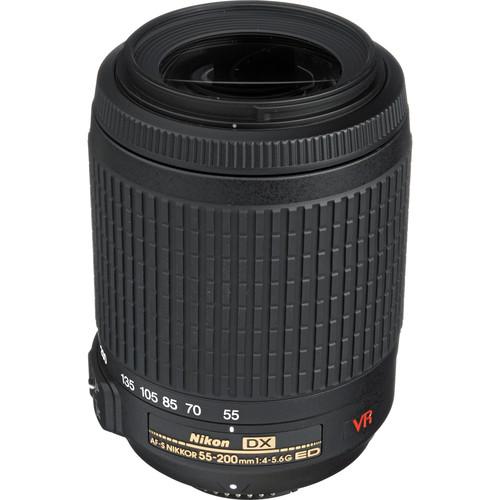Used Nikon AF-S DX VR Zoom-NIKKOR 55-200mm f/4-5.6G IF-ED 2166B, Used, Nikon, AF-S, DX, VR, Zoom-NIKKOR, 55-200mm, f/4-5.6G, IF-ED, 2166B