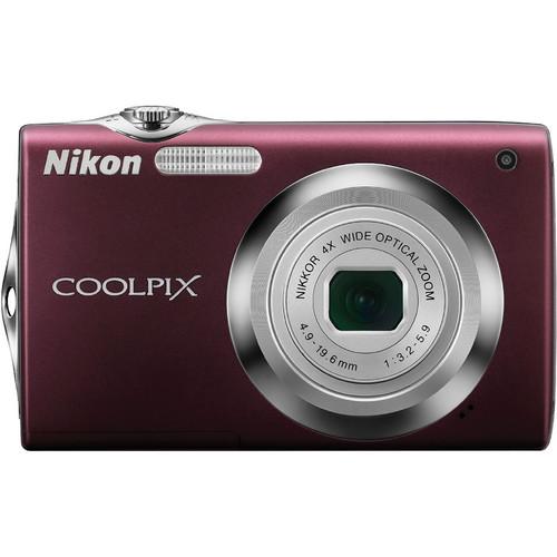 Used Nikon Nikon CoolPix S3000 Digital Camera (Plum) 26211B