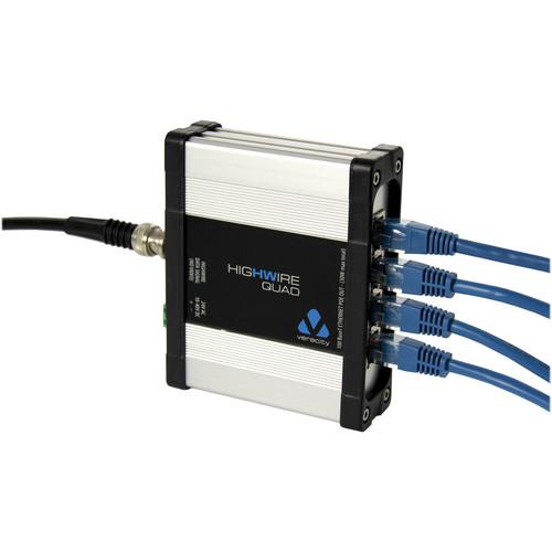 Veracity HIGHWIRE QUAD Ethernet over Coax Converter VHW-HWQ