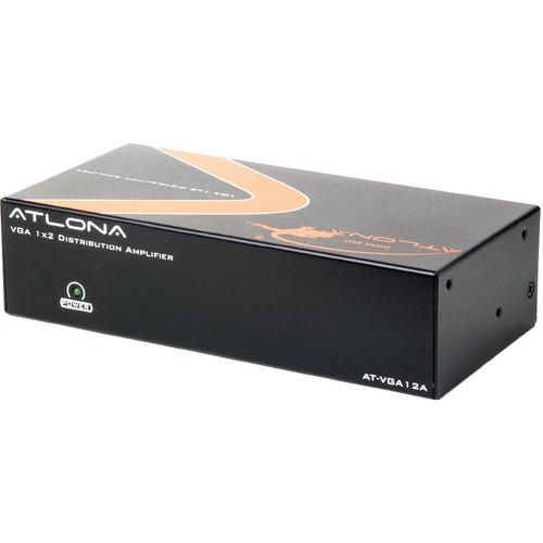 Atlona VGA Distribution Amplifier with Audio and AT-VGA12A, Atlona, VGA, Distribution, Amplifier, with, Audio, AT-VGA12A,