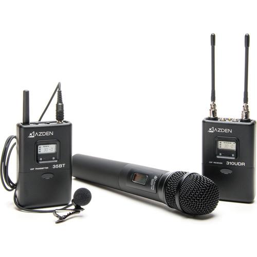 Azden 310LH UHF On-Camera Handheld & Bodypack System 310LH