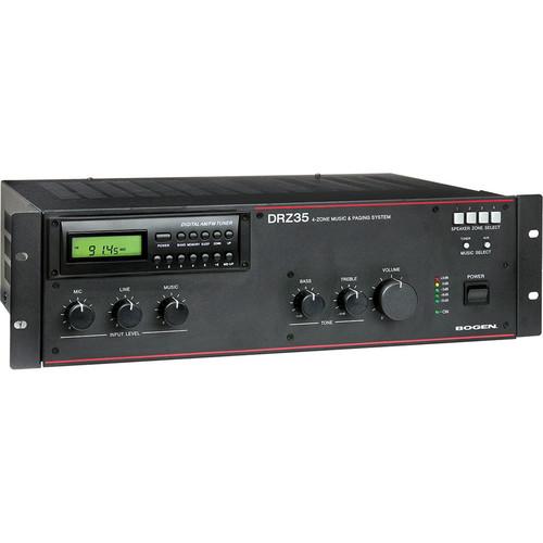 Bogen Communications DRZ35 4-Zone Music & Paging System, Bogen, Communications, DRZ35, 4-Zone, Music, &, Paging, System