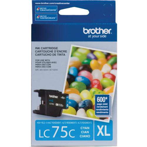 Brother LC75C Innobella High Yield XL Series Cyan Ink LC75C