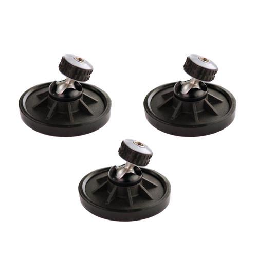 Cartoni Pivoting Rubber Feet for Studio Tripod (3-Pack) M908, Cartoni, Pivoting, Rubber, Feet, Studio, Tripod, 3-Pack, M908,