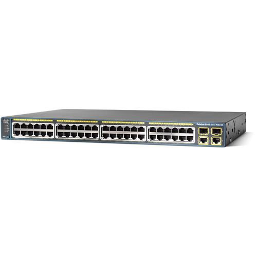 Cisco Catalyst 2960 48 PoE Ports 2 SFP & 2 WS-C2960-48PST-L