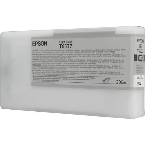 Epson Ultrachrome HDR Light Black Ink Cartridge (200 ml) T653700