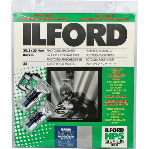 Ilford  HP5 /MG4 8X10/25 Pearl Value Pack 1858477, Ilford, HP5, /MG4, 8X10/25, Pearl, Value, Pack, 1858477, Video