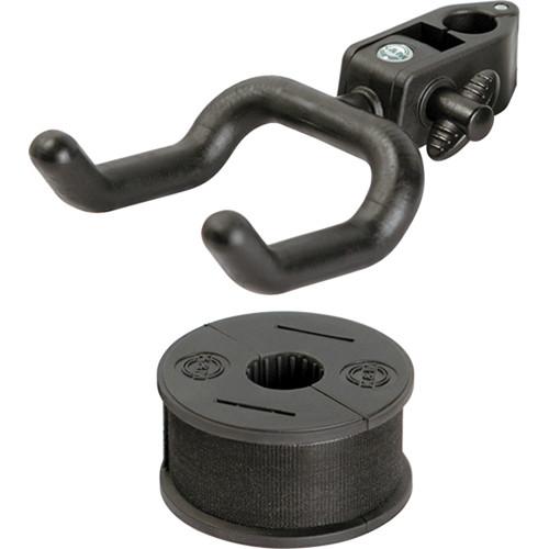 K&M 16150 Guitar Holder - For Microphone Stand 16150-000-55