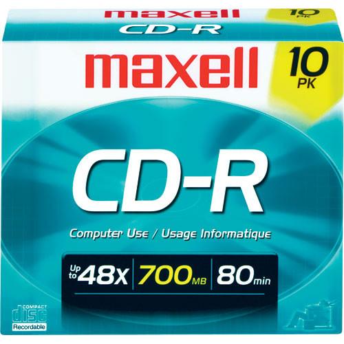 Maxell  CD-R, 48x, Disc (10) 648210