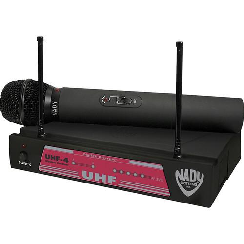 Nady UHF-4 Handheld UHF Wireless Microphone System UHF-4 HT/17, Nady, UHF-4, Handheld, UHF, Wireless, Microphone, System, UHF-4, HT/17