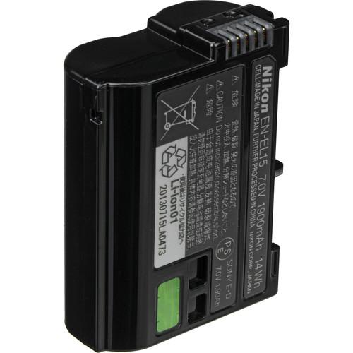 Nikon EN-EL15 Lithium-Ion Battery (1900mAh) 27011, Nikon, EN-EL15, Lithium-Ion, Battery, 1900mAh, 27011,