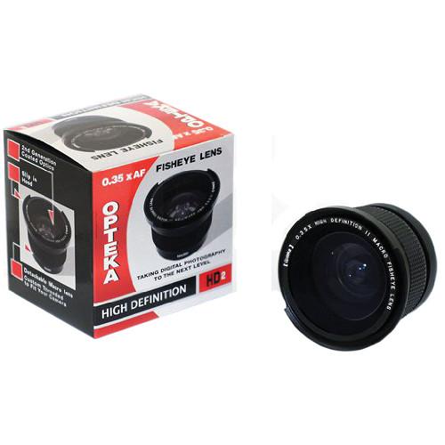 Opteka 52mm 0.35x HD Macro Fisheye Converter Lens OPT35SF