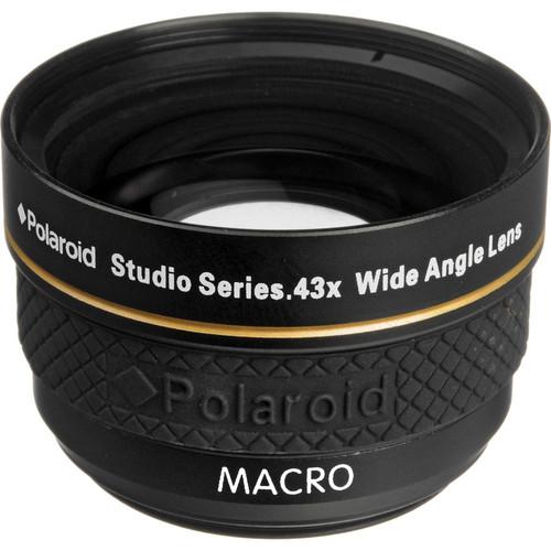 Polaroid Studio Series 37mm 0.43x HD Wide Angle Lens PL4337W