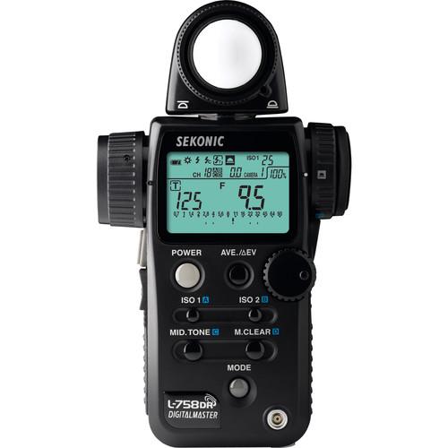 Sekonic L-758DR DigitalMaster Flash Meter 401-758, Sekonic, L-758DR, DigitalMaster, Flash, Meter, 401-758,