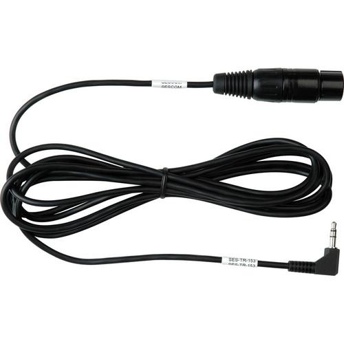 Sescom SES-TR-153 XLR to Right Angled Mini Microphone SES-TR-153, Sescom, SES-TR-153, XLR, to, Right, Angled, Mini, Microphone, SES-TR-153