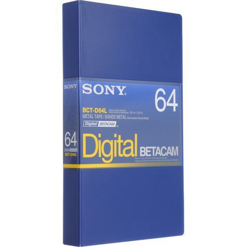 Sony BCT-D64L 64 Minute Large Digital Betacam Cassette BCTD64LE