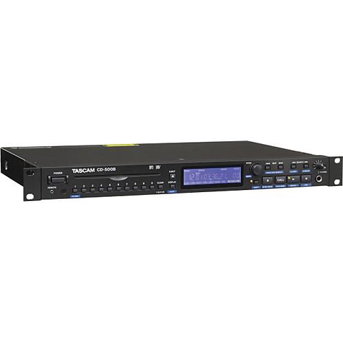 Tascam CD-500B Single-Rackspace CD Player (Balanced) CD-500B, Tascam, CD-500B, Single-Rackspace, CD, Player, Balanced, CD-500B,