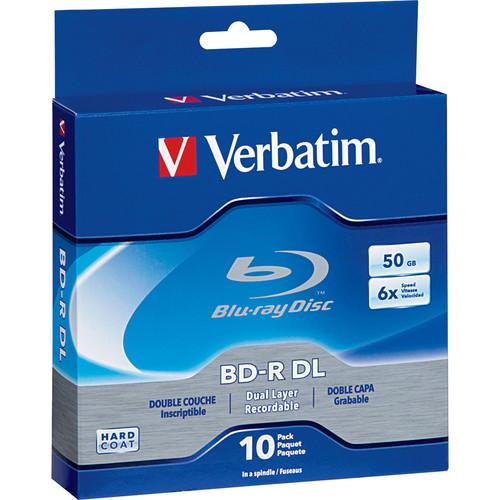 Verbatim 50GB 6x Blu-ray Disc (10-Pack Spindle) 97335