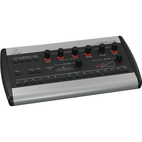 Behringer Powerplay 16 P16-M 16-Channel Digital Personal P16-M, Behringer, Powerplay, 16, P16-M, 16-Channel, Digital, Personal, P16-M