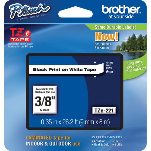 Brother TZe221 Laminated Tape for P-Touch Labelers TZE-221
