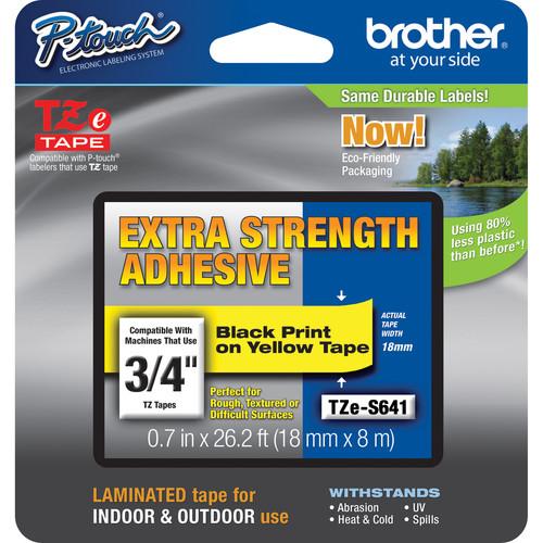 Brother TZeS641 Tape with Extra-Strength Adhesive TZE-S641