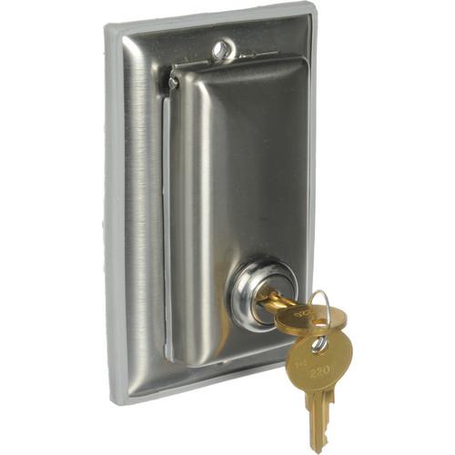 Da-Lite Key-Locking Coverplate for 115v or Low Voltage 40962