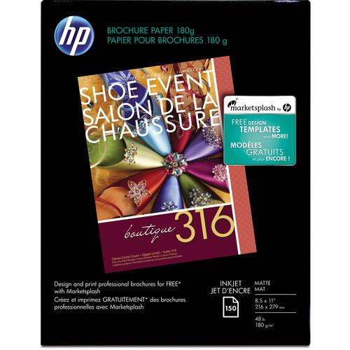 HP Inkjet Matte Brochure Letter Paper (8.5 x 11
