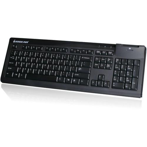 IOGEAR 104-Key Keyboard With Integrated Smart Card GKBSR201, IOGEAR, 104-Key, Keyboard, With, Integrated, Smart, Card, GKBSR201,