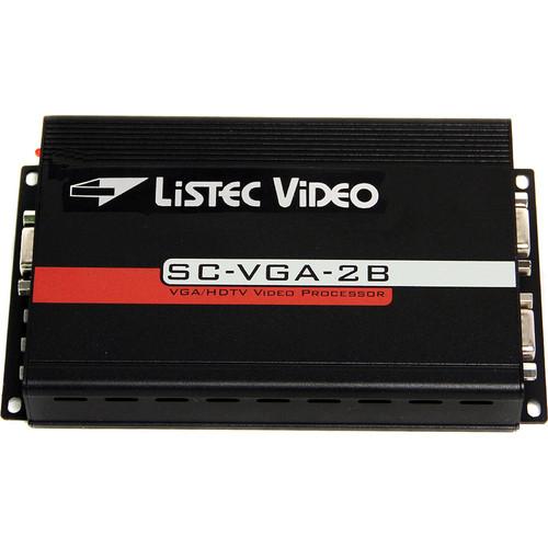 Listec Teleprompters Horizontal VGA Image Reverser LSC-VGA2B